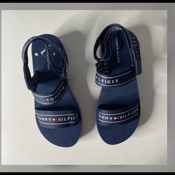 Tommy Hilfiger Women's two strap platform sandals - Picture 3 of 7